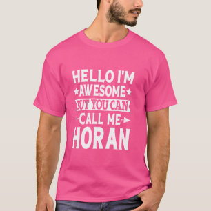 Camiseta Apellido Horan Llámame Horan Family Apellido