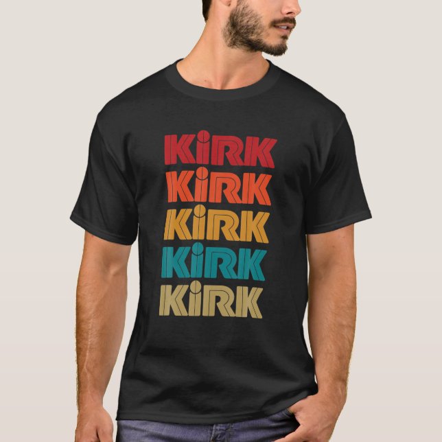 Camiseta Apellido Kirk, apellido coincidente (Anverso)
