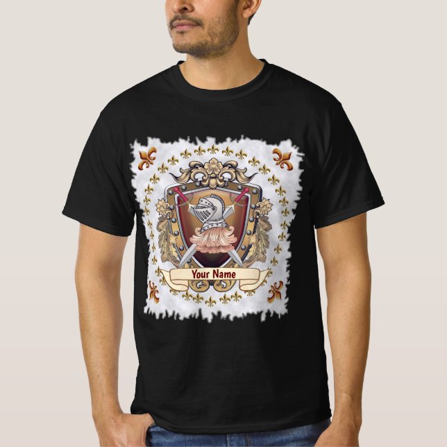 Camiseta Apellido Knight Shield (Anverso)
