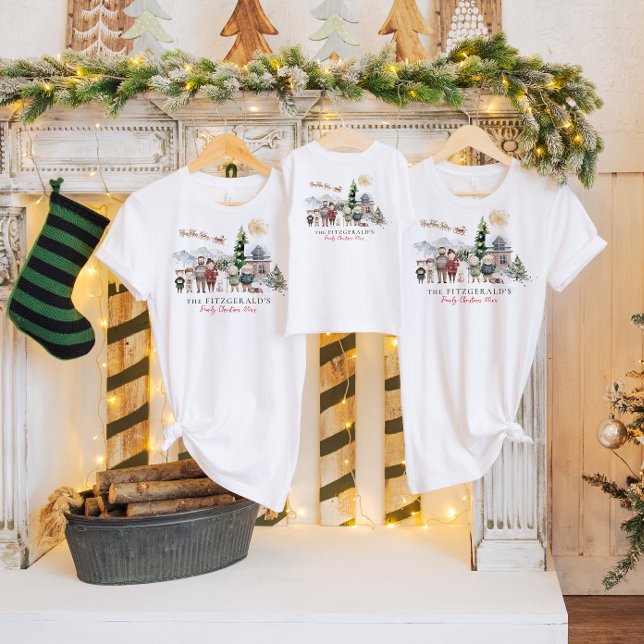 Camiseta Apellido | Navidades sindicales de familias numero (Subido por el creador)