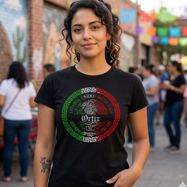 Camiseta apellido Ortiz (Ortiz Last Name T-shirt)