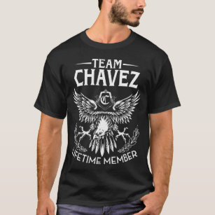 Camiseta Apellidos de miembro de duración de Team CHAVEZ