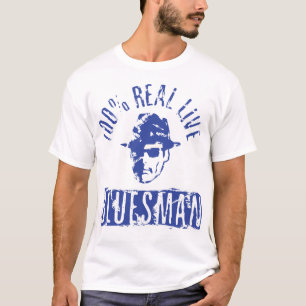 Camiseta apenada Bluesman vivo real