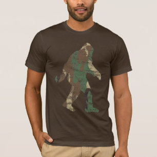 Camiseta apenada de Camo Sasquatch