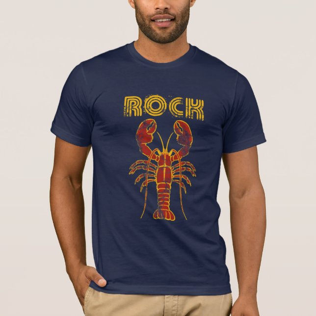 Camiseta apenada de la langosta de roca (Anverso)