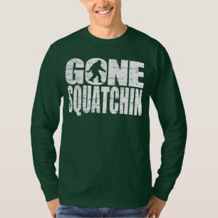 Camiseta apenada Squatchin ida del diseño