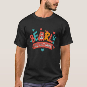 Camiseta Apenas Adultando Divertidas Responsabilidades Adul
