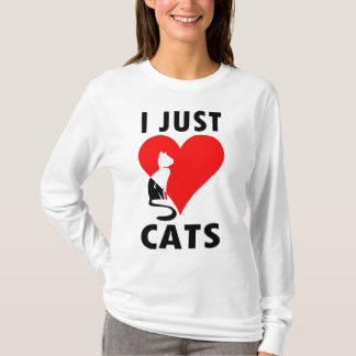 CAMISETA APENAS AMO GATOS