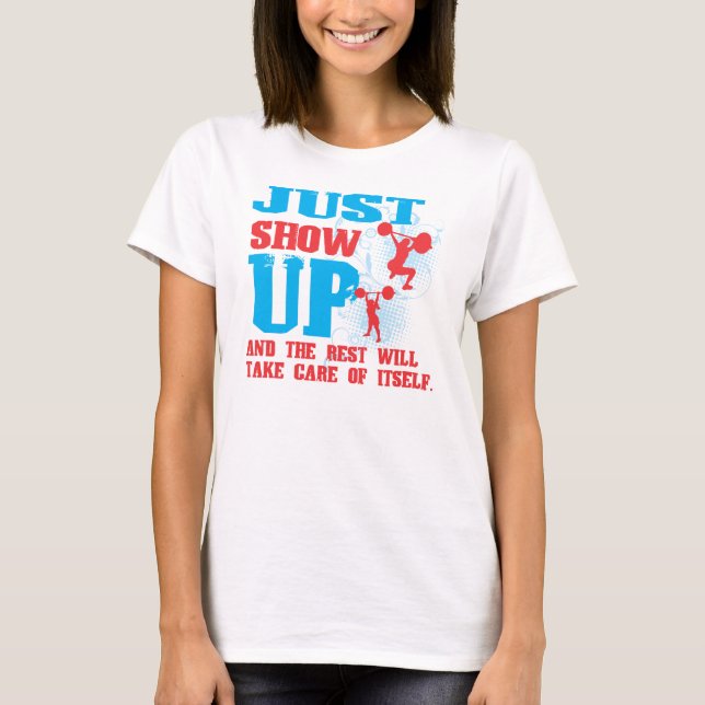 Camiseta Apenas aparezca (Anverso)