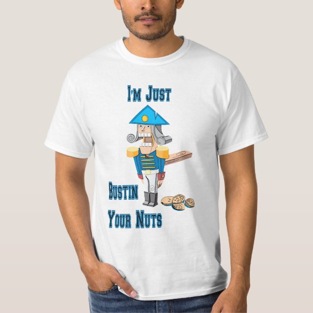 Camiseta Apenas bustin Im sus nueces (Anverso)