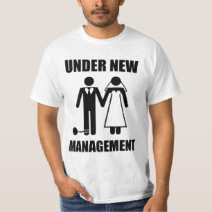 Camiseta Apenas casado, bajo nueva gestión