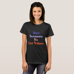 Camiseta Apenas casado en estilo de la corona de Las Vegas