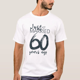 Camiseta Apenas Casado Hace 60 Años, Funny 60 Boda Anniv