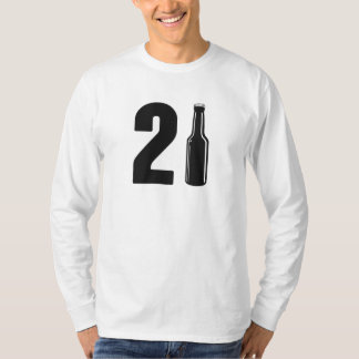 Camiseta Apenas cumpleaños dado vuelta de la botella de