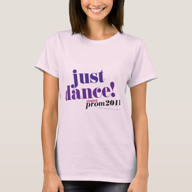 Camiseta Apenas danza - púrpura (Anverso)