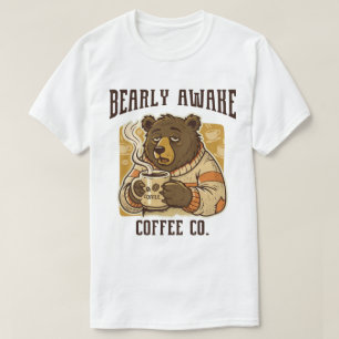 Camiseta "APENAS DESPIERTO"-Oso Dormilón