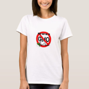 Camiseta Apenas diga NO a GMO