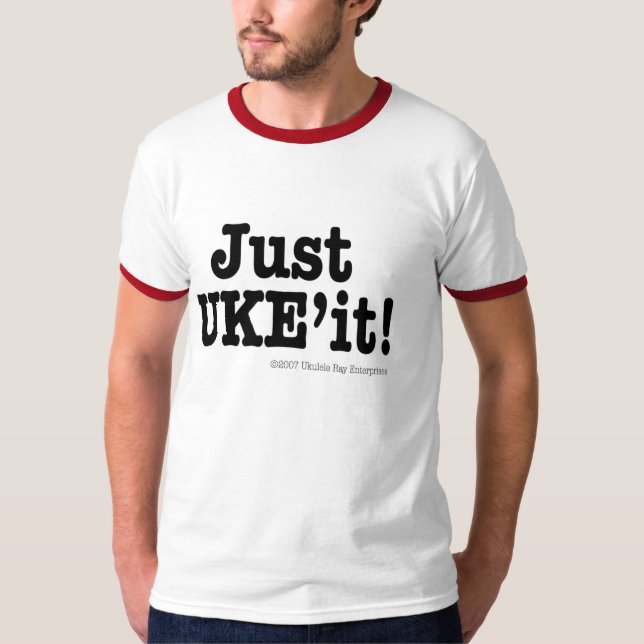 Camiseta Apenas diseñador T de UKE'it (Anverso)