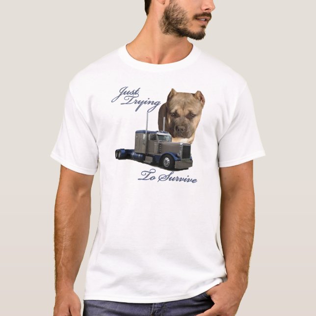 Camiseta Apenas intentando sobrevivir (Anverso)