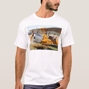 Camiseta Apenas loco plano: Aviones del biplano de la