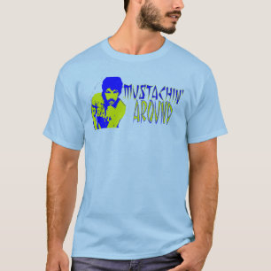 Camiseta Apenas Mustachin alrededor