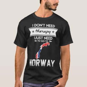 Camiseta apenas necesidad de ir a Noruega