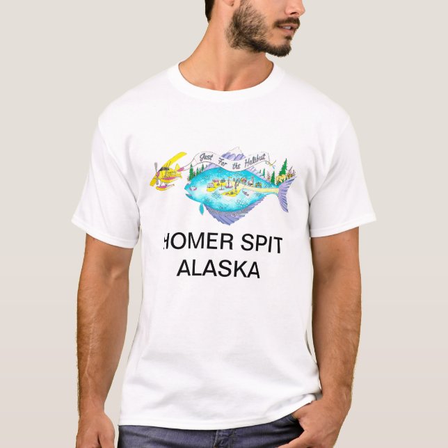 CAMISETA APENAS PARA LAS BATALLAS DE HALIBUT CATE (Anverso)