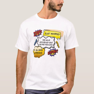 Camiseta Apenas parodia casada del super héroe