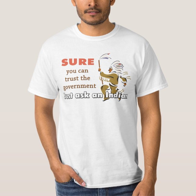 Camiseta Apenas pregunte a indio (Anverso)