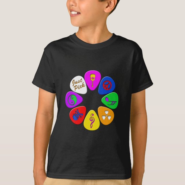 Camiseta Apenas púas de guitarra de la selección (Anverso)