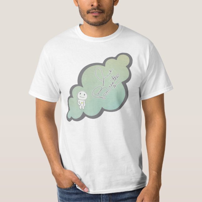 Camiseta Apenas respire (Anverso)