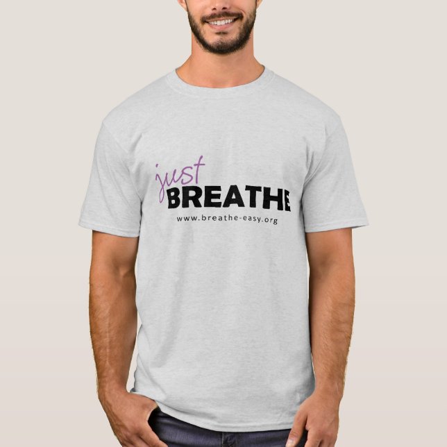 Camiseta Apenas respire (Anverso)