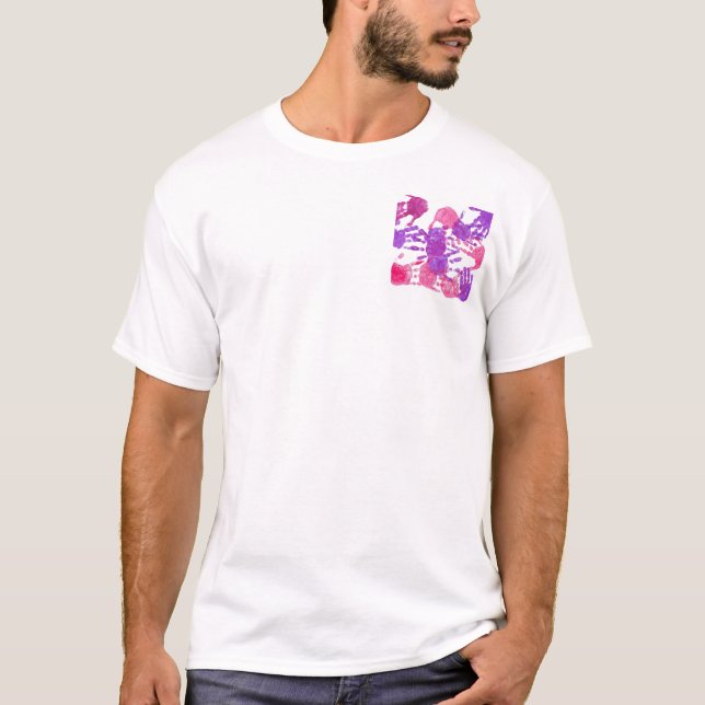 Camiseta Apenas Tadpoles Handprints (Anverso)