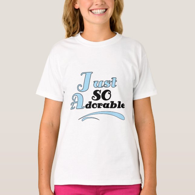 Camiseta Apenas tan adorable (Anverso)