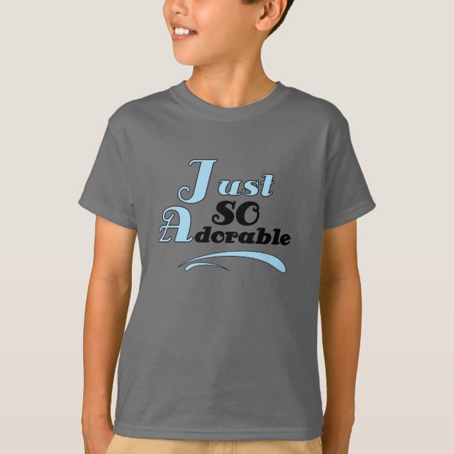 Camiseta Apenas tan adorable (Anverso)