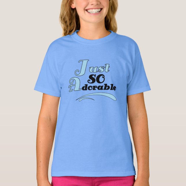 Camiseta Apenas tan adorable (Anverso)