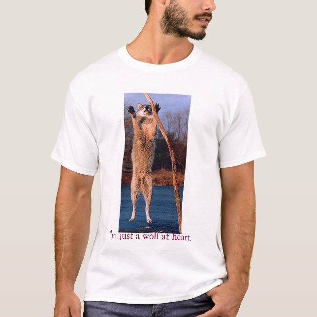 Camiseta Apenas un lobo en el corazón (Anverso)
