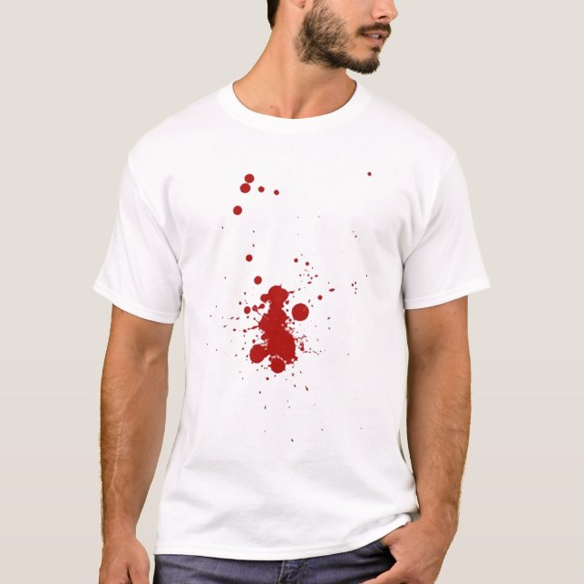 Camiseta Apenas una poca salpicadura de la sangre (Anverso)
