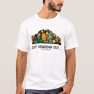 Camiseta Apenas Vegging hacia fuera… (Humor vegetariano)