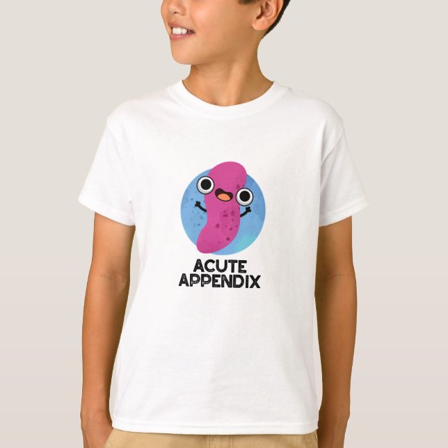 Camiseta Apéndice agudo Piel de partes de cuerpos divertida (Anverso)
