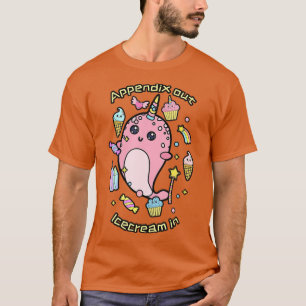 Camiseta Apéndice Cirugía Graciosa Pescado Unicornio Arco