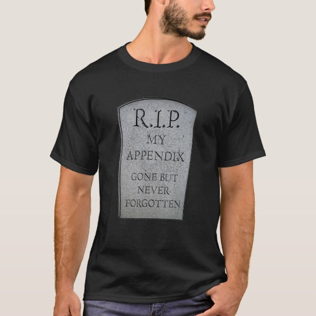 Camiseta Apéndice Cirugía Graciosa Remoción Apendectomía De (Anverso)