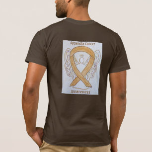 Camiseta Apéndice Concienciación sobre el cáncer Amber Ribb