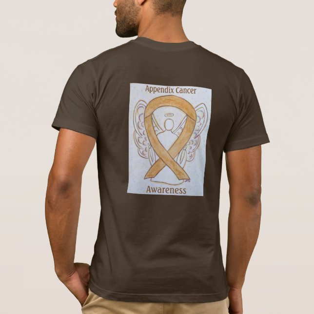 Camiseta Apéndice Concienciación sobre el cáncer Amber Ribb (Reverso)