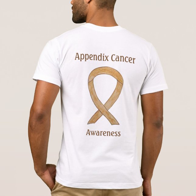 Camiseta Apéndice Sensibilización sobre el cáncer Cinta Cin (Reverso)