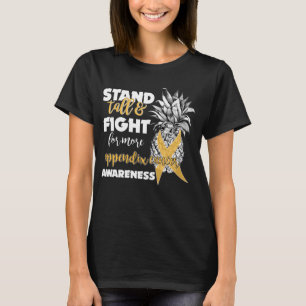 Camiseta apéndices de detección del cáncer de piña de pie a