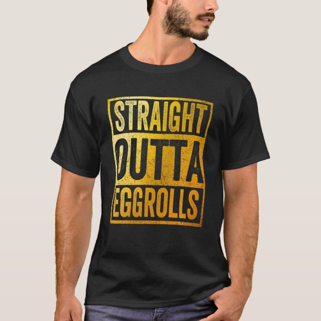 Camiseta Aperitivo de comida directo fuera de Eggrolls (Anverso)