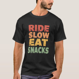 Camiseta Aperitivo lento - Cita divertida para ciclista