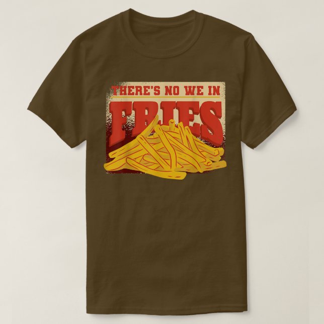 Camiseta Aperitivos de papa Cocina de hamburguesa Fries Fra (Diseño del anverso)