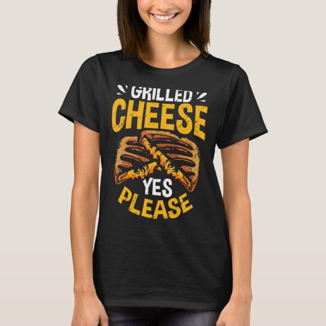 Camiseta Aperitivos de queso cheddar Toques de sándwich de  (Anverso)
